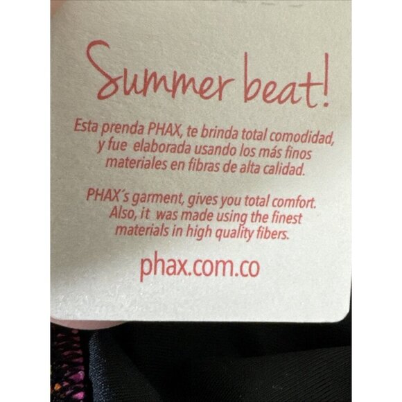 Phax Women's L Bikini Swim Bottom Black Multi Floral NWT - Picture 11 of 15